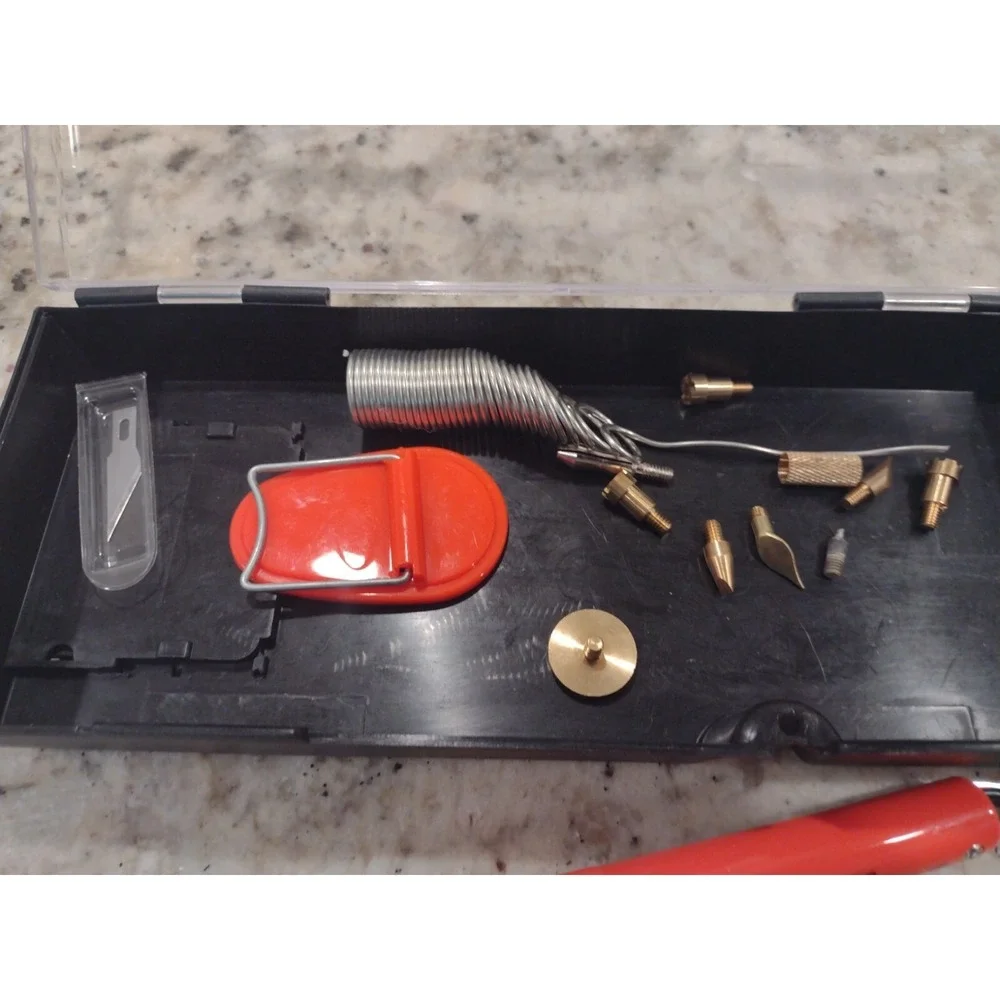 Weller WSB25WB 25-Watt Short Barrel Woodburning Kit, Working Condition a8